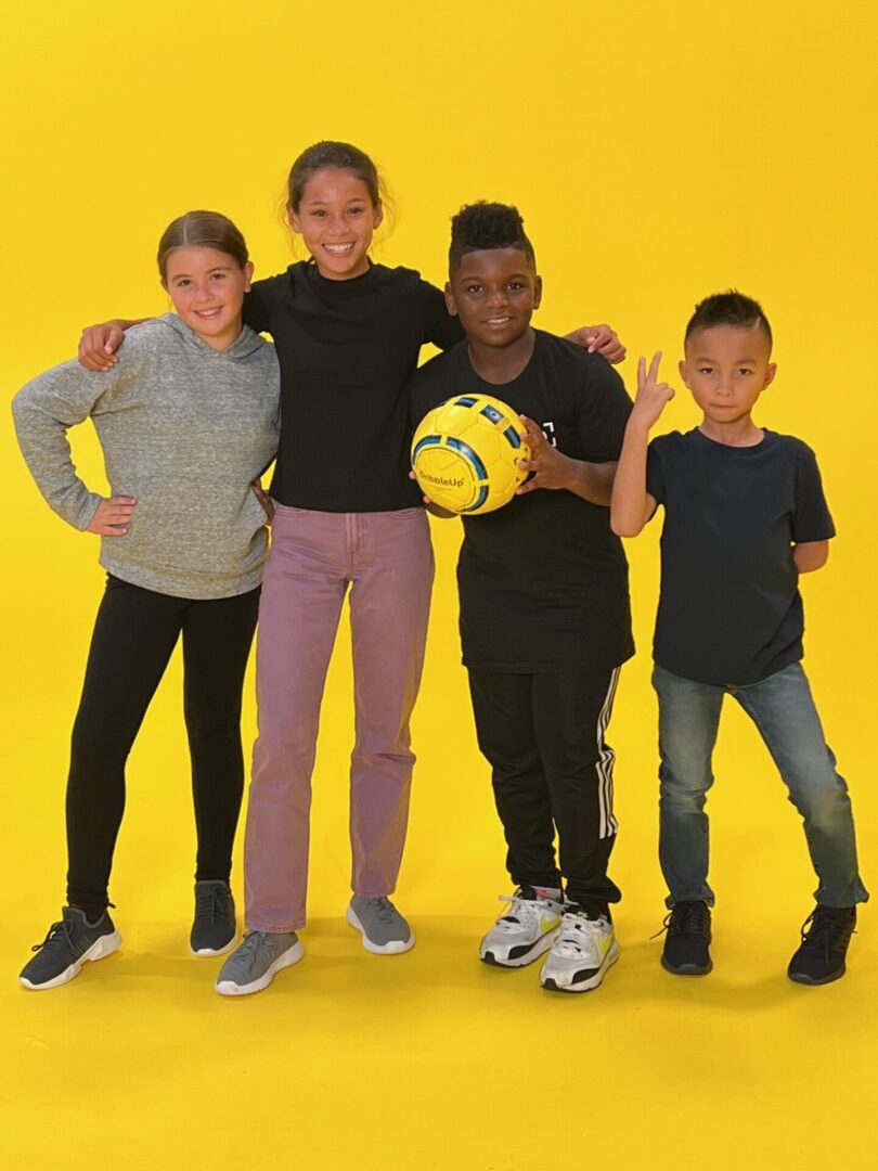 Group of children standing together